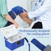 balurukt Ice Machine for Knee After Surgery | Portable Cold Therapy Machine for Knee Replacement,Ice Therapy for Post Surgery, Cryotherapy System, Ice Compression Pack Wrap,Cryotherapy Pain Blue view 3