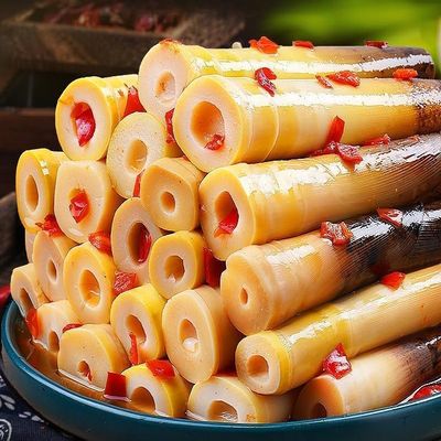 Chinese Pickled Bamboo Shoots, Instant Hand Peeled Spicy Bamboo Shoots 238g/Bag, Chinese Snacks, Vegan, Spicy Dishes,Instant Meal Replacement, Kimchi,Delicious Snack Gift (Mix of 3 flavors,3 Bag)