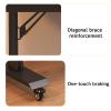 Overbed Table, Office Desk, Overbed Table with Wheels, Modern Style, Work for Home Office, Study, Living Room(C,180x40cm/71x16in) view 4
