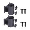2Pcs Deck Umbrella Mount Patio Umbrella Holder with Clamp Easy Installation Stand Garden Bracket Space Saving Adjustable view 2