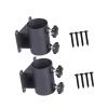 2Pcs Deck Umbrella Mount Patio Umbrella Holder with Clamp Easy Installation Stand Garden Bracket Space Saving Adjustable view 3