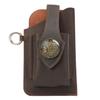 Genuine Leather Belt Pouch for Wallet & Phone - Western Cowboy Style Multi-Purpose Holder for Men and Women (Brown) view 1