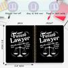 CQM Future Lawyer Hardcover Spiral Notebooks for Work, A5 Composition Notebook College Ruled, Inspirational Gift for Future Lawyer, Paralegal Gift Notepads Lined Travel Planner Journal for Writing view 2