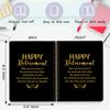 CQM Happy Retirement Hardcover Spiral Notebooks, Coworker Leaving Gifts Notebook College Ruled, Retirement Gifts for Women Men Colleagues Boss, Notepads Lined Travel Planner, Journal for Writing view 2