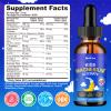 Magnesium Glycinate Liquid for Kids - Citrate, Malate with Omega-3, L-Theanine, GABA, Chamomile, 5-HTP, D3, Zinc, Kids Magnesium Drops for Sleep, Calm, Relaxation & Focus, Mixed Berry Flavor, 2 Fl Oz view 2