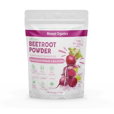24 Pure Beetroot Powder - 50g | Red Beet Root Superfood | Natural Nitrates & Antioxidants | Non-GMO, Vegan & Gluten-Free