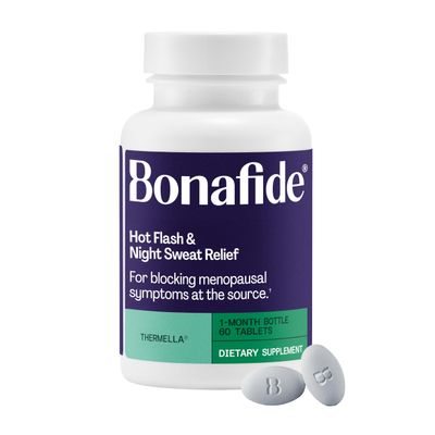 Bonafide Hot Flash and Night Sweats Relief (Thermella). 1-Month Supply (60 Tablets)