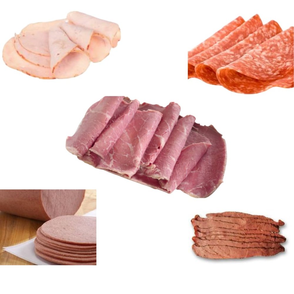 Mazza and more Kosher Deli Combo Pack 5 Premium Sliced Meats - 1lb each meat
