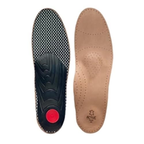 Spring Step I-8-NA Full-Length Ergonomic Leather Orthotic Insole with Arch Support for Enhanced Comfort and Cushioning - EU 41 / US 9.5-10