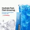 Mikra Hydrate Electrolytes Powder Packets, Sugar Free Hydration Powder Sticks, Naturally Flavored Electrolyte Drink Mix for Needed Hydration Support, Daily Wellness & Workout, Blue Raspberry, 24 Pack view 2
