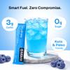 Mikra Hydrate Electrolytes Powder Packets, Sugar Free Hydration Powder Sticks, Naturally Flavored Electrolyte Drink Mix for Needed Hydration Support, Daily Wellness & Workout, Blue Raspberry, 24 Pack view 4