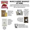 Tapcraft Cherry Whiskey Recipe Mash Kit Make Your Own Cherry-Flavored Whiskey at Home DIY Whiskey Mash Kit with Grains, Oak Chips & Flavoring Great Gift for Whiskey Fans view 2