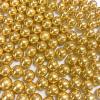 Sentovac 10mm Gold Pearl Sprinkles Large Edible Cake Decorating Sugar Candy Cookie Cake Cupcake Topper Ice Cream Baking Decorations Halloween Christmas Valentines Wedding Supplies view 2