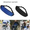 CHYLMAPHEN Protective Equipment for The Elderly Wheelchair Seat Fixed Belt Wheelchair Non-Slip Restraint Belt for Seniors Elderly, Patients(Black) view 2