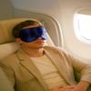 Silk Sleeping Mask Eye Cover for MenWomen Eye Masks for Sleeping Egyptian Eye of Horus Print Adjustable Soft Blindfold with Gift Box(Royal Blue-Adjustable Strap) view 2