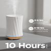 InnoGear 150ml Ceramic Oil Diffuser, Handcrafted Stone Essential Oil Diffuser Aromatherapy Diffusers Ultrasonic Cool Mist Humidifier Vaporizor with 2 Mist Modes for Room Home, White Twist Ceramic view 3