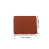 HOMOCONO 20pcs Suede Cleaning Cloths for Eyeglasses and Screens Double Sided Lens Wipes for Phones Cameras Tablets and More Brown view 2