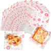 100 PCS Pink White Daisy Cookie Bags Self-Sealing Candy Bags for Treats Biscuits Desserts Cute Flower Cellophane Bags for Cookies Clear Plastic Goodies Bag Party Gift Bag Cookie Packaging Supplies view 1