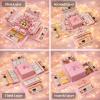 4-Layer Explosion Gift Box, 10''x10''x7'' Pink Creative Gift Boxes for Presents, DIY Surprise Gift Box Explosion for Birthday Birthday Easter Mother's Day and Father's Day Anniversaries (Pink) view 4