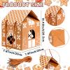 Resurhang 8 Pcs Large Christmas Gingerbread House Gift Box 10.43 Inch Christmas Cookie Packaging Candy Box Xmas Decor 3D Thick Wrap Container for Festive Holiday Treats and Party Favors view 3