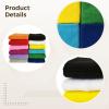 12 Pairs Of Elastic Neon Wristbands, Sweat-Wicking Nylon Bands For Sports, Ideal For Tennis & Football view 2