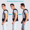 Plus Size Posture Corrector S-5XL Back Brace For Men Women Teenagers Students, Fully Adjustable Full Back Support Belt Shoulder Posture Support For Hunchback Scoliosis(XXXXL-arge) (Black XXXLarge) view 3