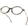 VISOONE Oval Blue Light Blocking Glasses for Women Small Cute Lightweight Eyeglasses with Metal Frame MONA view 1