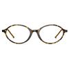 VISOONE Oval Blue Light Blocking Glasses for Women Small Cute Lightweight Eyeglasses with Metal Frame MONA view 3