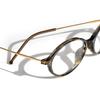 VISOONE Oval Blue Light Blocking Glasses for Women Small Cute Lightweight Eyeglasses with Metal Frame MONA view 4