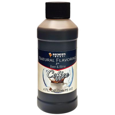 Brewer's Best Natural Beer and Wine Flavoring (Coffee Flavor Extract) 4oz