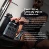 Transparent Labs Bulk Black Pre Workout - Clinically Dosed, Sugar Free Preworkout for Men and Women with Beta Alanine Powder, Citrulline Malate, & Caffeine Powder- 30 Servings, Strawberry Mango view 2
