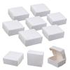 100pcs Small Brown Aircraft Boxes Mini Paper Jewellery Gift Boxes Square Soap Box Shipping Box Corrugated Paper Boxes, Kraft Gift Boxes Bulk 2.17'' 2.17'' 0.98'' view 1