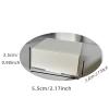 100pcs Small Brown Aircraft Boxes Mini Paper Jewellery Gift Boxes Square Soap Box Shipping Box Corrugated Paper Boxes, Kraft Gift Boxes Bulk 2.17'' 2.17'' 0.98'' view 2