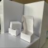 100pcs Small Brown Aircraft Boxes Mini Paper Jewellery Gift Boxes Square Soap Box Shipping Box Corrugated Paper Boxes, Kraft Gift Boxes Bulk 2.17'' 2.17'' 0.98'' view 3