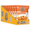 PRETZELIZED Pretzel Snackers, Cheddar, 2 oz Bags (Pack of 8) - Oven-Baked, Non-GMO, Two-in-One Cracker and Pretzel Snack view 1