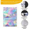 Alianm 100Pcs Mylar Bags, Smell Proof Bags with Clear Window Sealable Bag for Packaging view 2