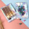 Alianm 100Pcs Mylar Bags, Smell Proof Bags with Clear Window Sealable Bag for Packaging view 4