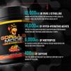 Gorilla Mode Pre Workout - Massive Pumps Laser Focus Energy Power - L-Citrulline, Creatine, L-Tyrosine, Betaine, Hydroprime, Alpha-GPC, 400mg Caffeine, Huperzine A - 784g (Pink Lemonade) view 4