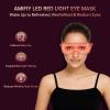 Amifiy Red Light Therapy for Eyes, 4-in-1 3 Minutes Treatment Under Eye Red Light Mask, Targets Fine Lines, Eye Bags, Wrinkles & Dark Circles, Rejuvenating Eye Massager for Men Women (Pink) view 2