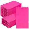 JarThenaAMCS 100Pcs Hot Pink Guest Napkins Baby Shower Paper Napkin Scalloped Disposable Dinner Hand Towels for Home Kitchen Bathroom Wedding Bachelorette Party Birthday Supplies view 1