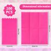 JarThenaAMCS 100Pcs Hot Pink Guest Napkins Baby Shower Paper Napkin Scalloped Disposable Dinner Hand Towels for Home Kitchen Bathroom Wedding Bachelorette Party Birthday Supplies view 2