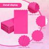 JarThenaAMCS 100Pcs Hot Pink Guest Napkins Baby Shower Paper Napkin Scalloped Disposable Dinner Hand Towels for Home Kitchen Bathroom Wedding Bachelorette Party Birthday Supplies view 3