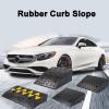 JINGJIAOPLSD Heavy Duty Rubber Curb Ramp, Car Kerb Ramp, Capacity 15 ton, Anti-Slip Pattern and Stable Grid Structure for Cars, Wheelchairs, Bikes, Motorcycles(50x28x7.5cm/19.7x11x3in) view 3