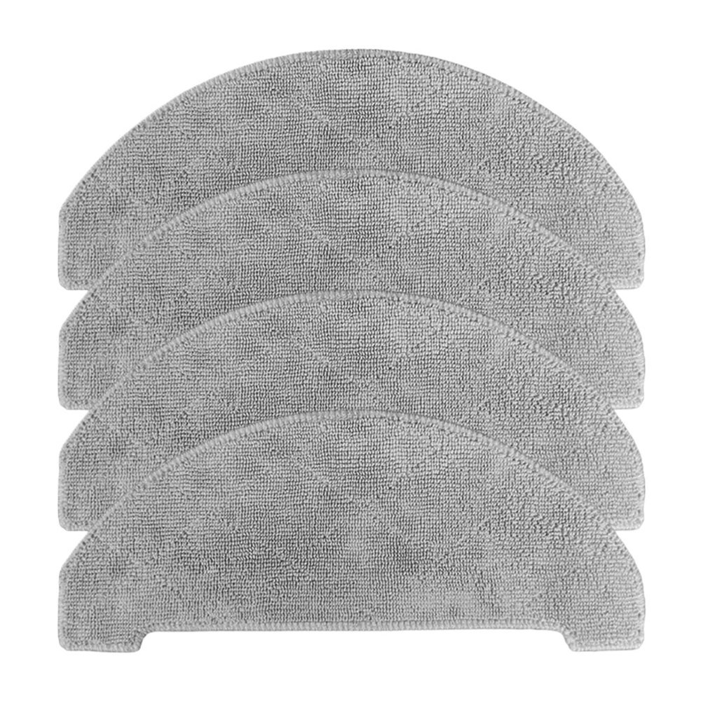 YHNNH 10/4PCS Mop Cloth Kit, Compatible for Cleanova, W7-W11 Sweeping Machine Accessories Cloth Cleaning Pad(4pcs)
