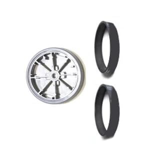 Rear Wheel W/ 2 Belts works with 556201 Generation 7 Diamond Edition 301289
