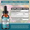 1 Pack 3000MG Liposomal Lymphatic Drainage Drops, 12 in 1 Organic Lymphatic Drainage Supplements with ElderBerry, Burdock Root, Cleavers Herb & Echinacea, Lymphatic Cleanse Immune Support, 2 Fl oz view 2