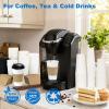 16 oz Coffee Cups + 16 Extra Cups Bulk Disposable To-Go Paper Cups with Lids and Sleeves for Hot Beverage, Chocolate, Cocoa, Office Supplies, Coffee Bar Accessories (100 Pack + 16 Extra Cups, White) view 2
