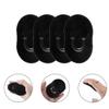 12 Pcs Soft Pocket Palm Combs Black Shampoo Scalp Massager, Mini Slick Back Hair Brushes & Finger Brushes for Men Beard & Hair, Portable Grooming Kit for Home, Travel, Office view 3