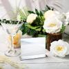 12 PCS Food Labels for Party Buffet - Ohmique Silvery Food Signs for Buffet, Acrylic Rectangle Mini Signs with Base & 2 Markers, Reusable Party Wedding Retail Table Labels (3.9"x3") view 4