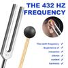 Heeucnon 10 Piece Tuning Forks Kit for Healing Chakra Sound Meditation Forks for Sound Healing Therapy Reduce Stress view 2